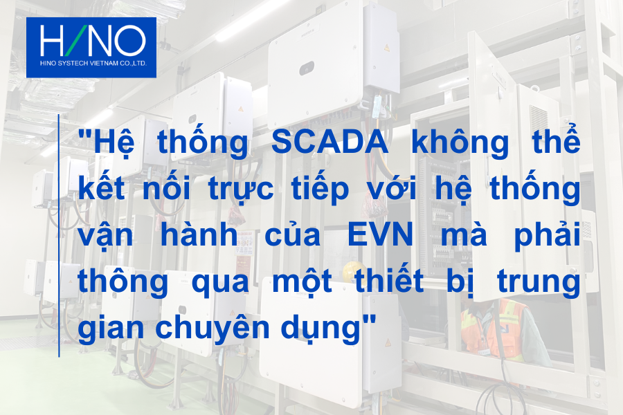 Sơ đồ kết nối điện mặt trời với EVN qua Gateway