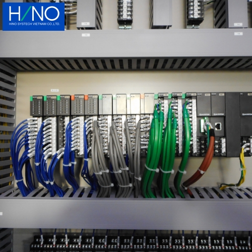 Control panel for tire oil recycling plant