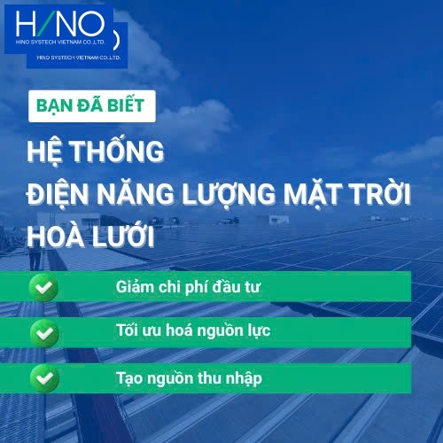 Tất tần tật về hệ thống điện mặt trời hòa lưới