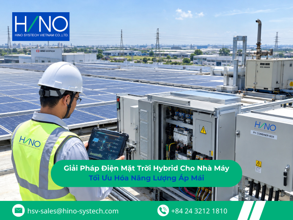 Giải Pháp Điện Mặt Trời Hybrid Cho Nhà Máy: Tối Ưu Hóa Năng Lượng Áp Mái