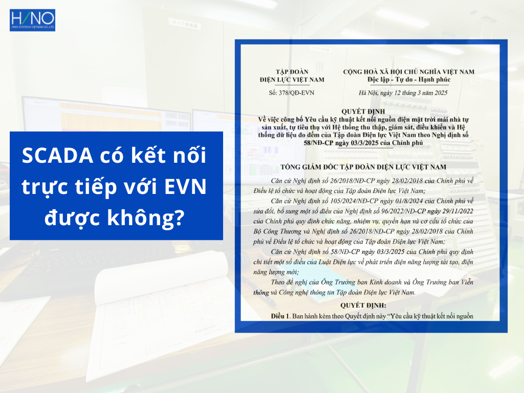 SCADA có kết nối trực tiếp với EVN được không?