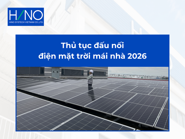 Thủ tục đấu nối điện mặt trời mái nhà 2026